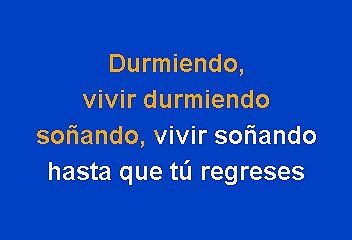 Emmanuel - Quiero Dormir Cansado (Karaoke)