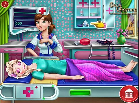 FROZEN ELSA Y ANNA FROZEN EN EL HOSPITAL ANNA ELSA FROZEN RESURRECTION EMERGENCY