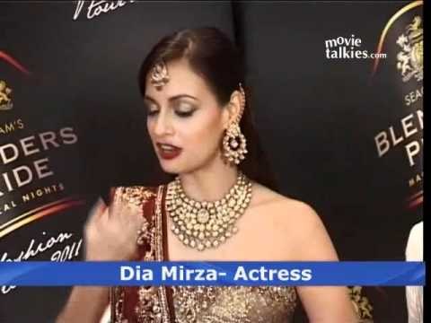 Dia Mirza at the grand finale of 'Blenders Pride Fashion Tour - 2011