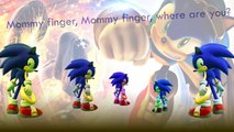 Sonic The Hedgehog - Finger Family Song - nursery rhymes songs for babie - kids songs