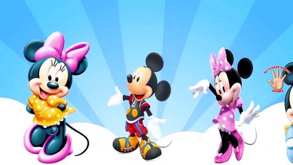MICKEY MOUSE Finger Family Rhymes For Babies | MY FINGER FAMILY RHYMES