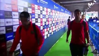http://www.dailymotion.com/video/x4tyd9p_barcelona-s-neymar-pranked-luis-suarez-by-handing-him-his-used-chewing-gum_sport