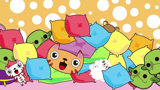 Five Little Babies Jumping On The Bed Monsters | Nursery Rhyme | Kids Songs | Baby Puff Puff