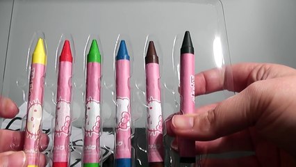 Hello Kitty coloring book unboxing, Hello Kitty