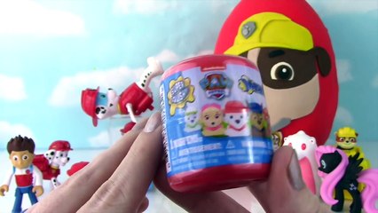 PAW PATROL Marshall & Rubble Play Doh Suprise Eggs | Mashems | Blind Bags