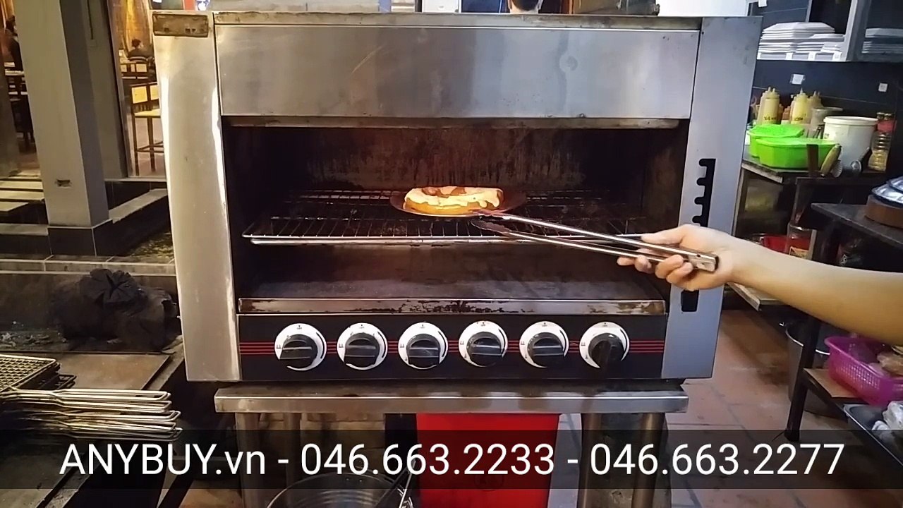 Lò nướng salamander 6 họng gas loại xịn