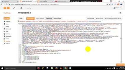 5.How To Design Menu Khmer Language | Khmer All Font in Menu of your blog website