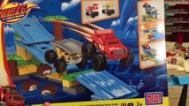 Blaze and the Monster Machines Toys Mega Bloks Jungle Ramp Rush with Stripes and Thomas Tank Engine