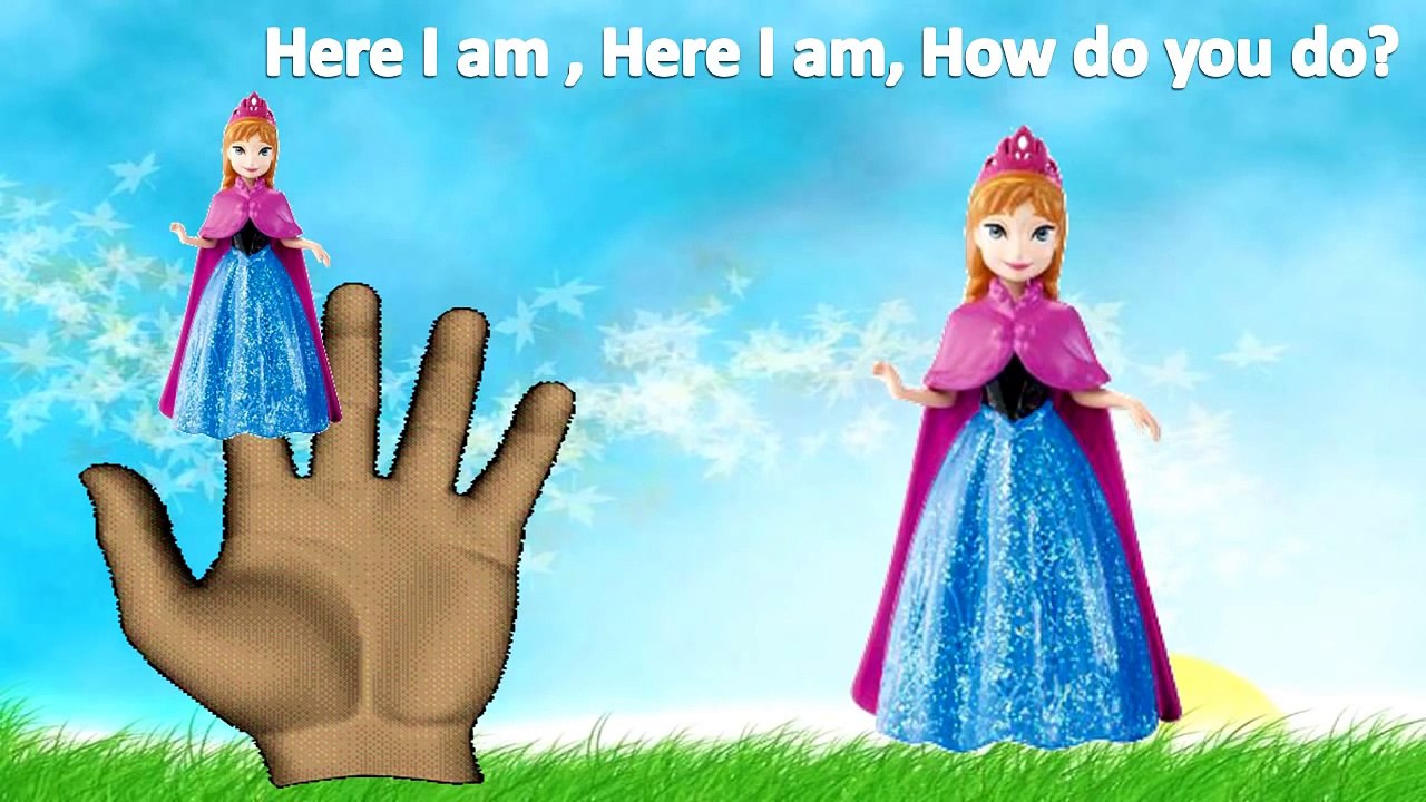 Finger Family Song Disney Princess Magiclip Nursery Rhyme Daddy Finger Anna Elsa Frozen Cinderella
