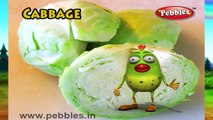 Cabbage Rhyme | Nursery Rhymes With Lyrics For Kids | Vegetable Rhymes | Rhymes 3D Animation
