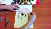 My Little Pony New Coloring Pages for Kids Colors Pinkie Pie Coloring colored markers felt pens