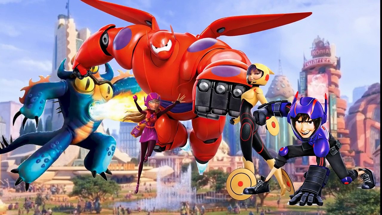 Мисс Кэти и Мистер Макс мультик для детей семья пальчиков Город Героев Новая серия Бэймакс