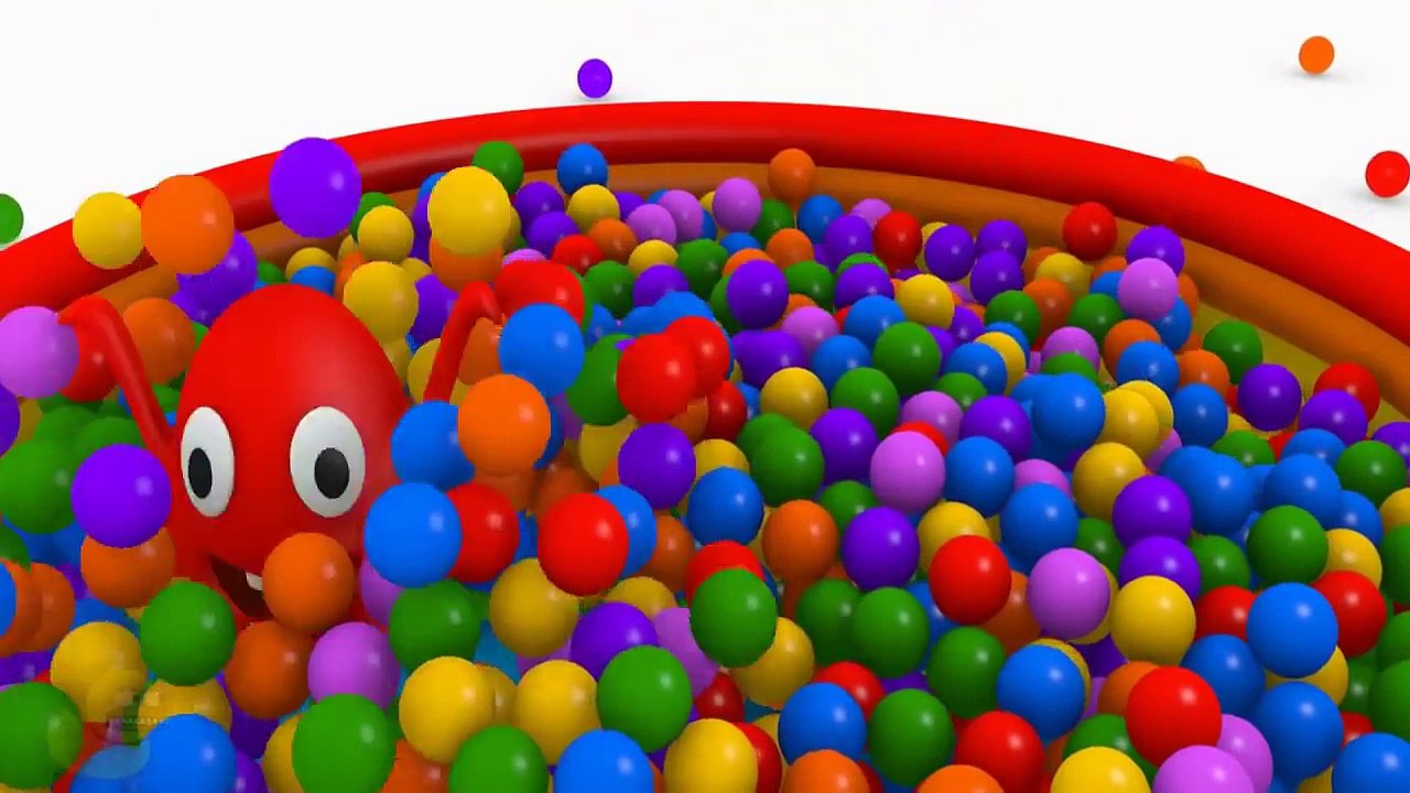 Learn Colors with Animated 3D and Surprise Eggs by DuckDuckKidsTV EP 1
