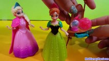 ♥ Play Doh Disney Frozen Dolls Anna of Arendelle ♥ Disney Princess Dolls Elsa design a dress