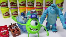 MONSTERS INCs BOO!! Opening Play-Doh Surprise Egg with Sully! PIXAR TOYS! Boo Surprise Egg! Play-do