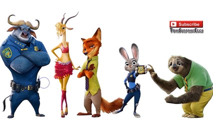 Zootopia Finger Family | Nursery Rhymes Lyrics Daddy Finger | Disney Zoomania Familie Kinderreime