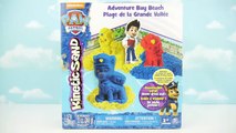 Paw Patrol Adventure Bay Beach Kinetic Sand Playset featuring Play Doh