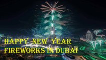 Awesome Fireworks In Dubai Burj Khalifa | Happy New Year 2017