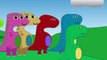 5 Little Dinos (not Ducks) Song | Nursery Rhyme for kids babies toddlers preschoolers