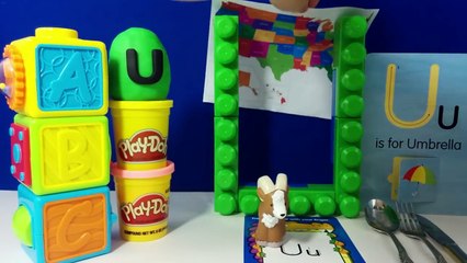 The Letter U Surprise Egg - U is for Utensils Urial United States