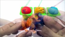 Dinosaurs Play Doh Dippin Dots Surprise Egg Toys - Khủng long bóc trứng đất nặn