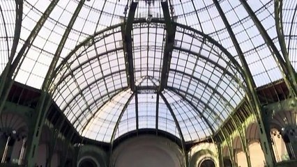 A skating rink opens at Paris' Grand Palais