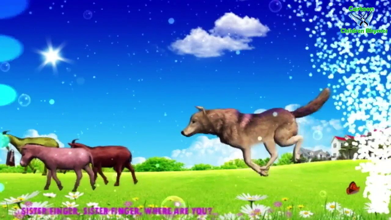 Animals Finger Family Nursery Rhyme | 3d Animation Song For Cartoon Children Rhyme