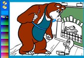 Маша и Медведь раскраска,Masha and the Bear coloring!!!