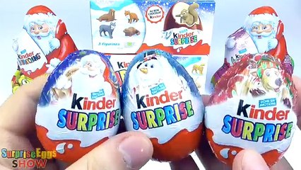 11 Jajko Niespodzianka Nowy Rok 2016 Kinder Niespodzianki Święty Mikołaj Jajka