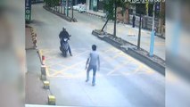 Trucker kicks thief off speeding motorbike to retrieve stolen phone