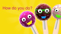 Cake Pop Candy Finger Family Nursery Rhymes Lyrics