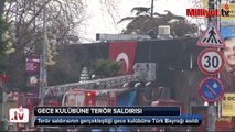 Terör saldırısı gerçekleşen gece kulübüne Türk Bayrağı asıldı