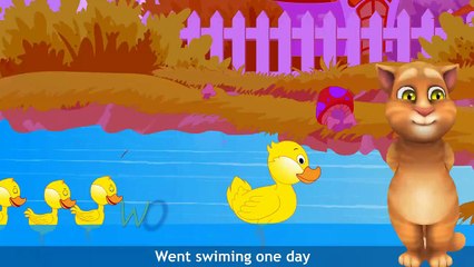 Five little ducks went swimming one day - Nursery Rhyme