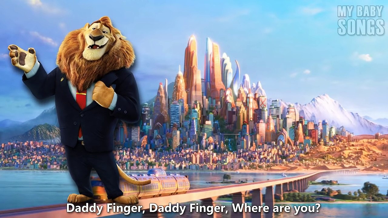 Zootopia Disney | Finger Family Nursery Rhymes