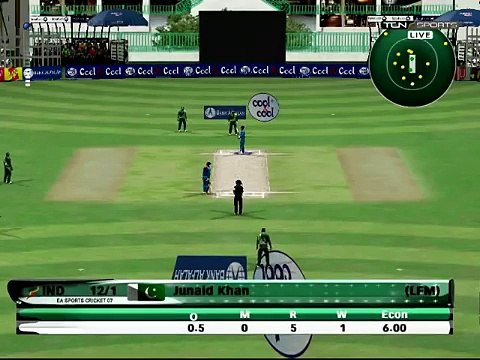 -Junaid Khan vs Virat Kohli -EA Sports Cricket 2014