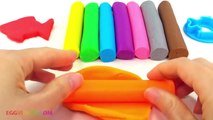 Learn Colors Play Dough Fish Animal Molds Fun & Creative Educational Video for Kids Play Doh Animals