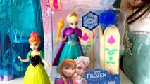 DISNEY FROZEN MAGIC CLIP PRINCESS ELSA Toy Opening with PRINCESS ANNA