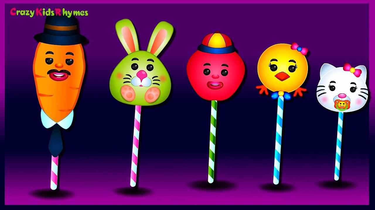 FINGER FAMILY Lollipop & Friends Family Nursery Rhyme | Lollipop Finger Family Rhymes Songs