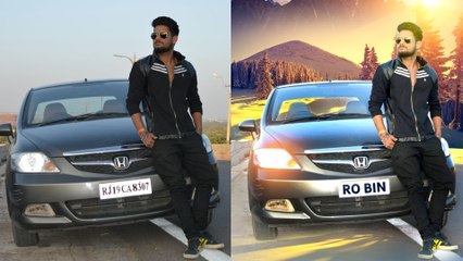 How to Change Background in PhotoShop - Photo Manipulation #8