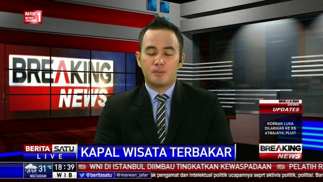 Rekaman Video Amatir KM Zahro Ekspress Terbakar