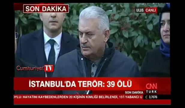 Binali Yıldırım: Saldırgan 'noel baba' kıyafeti giymiyordu