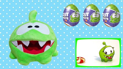 Ам Ням шоколадные яйца Киндер сюрприз Kinder Suprise Cut the Rope Малышка Peppa Pig