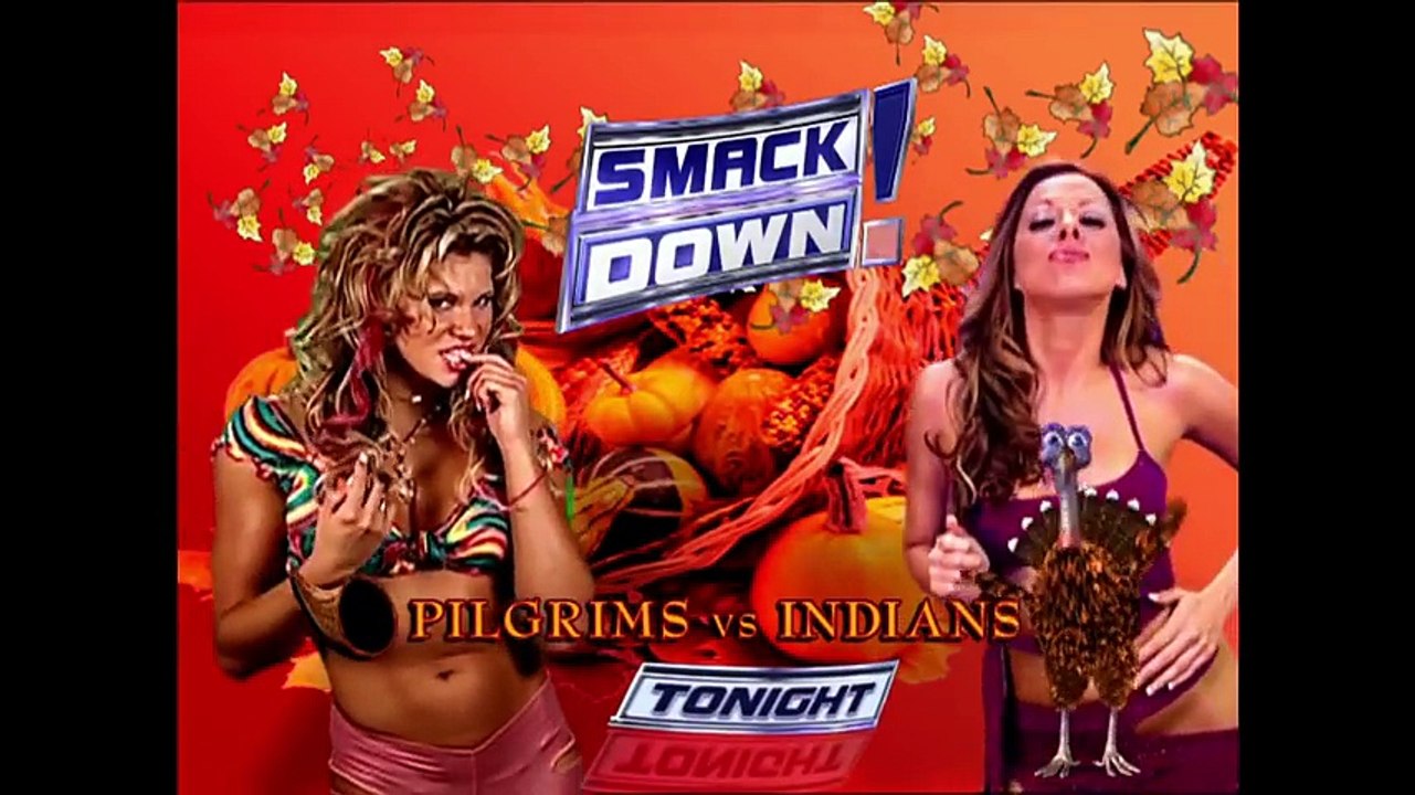 Miss Jackie vs Dawn Marie Pilgrims vs Indians Match SmackDown