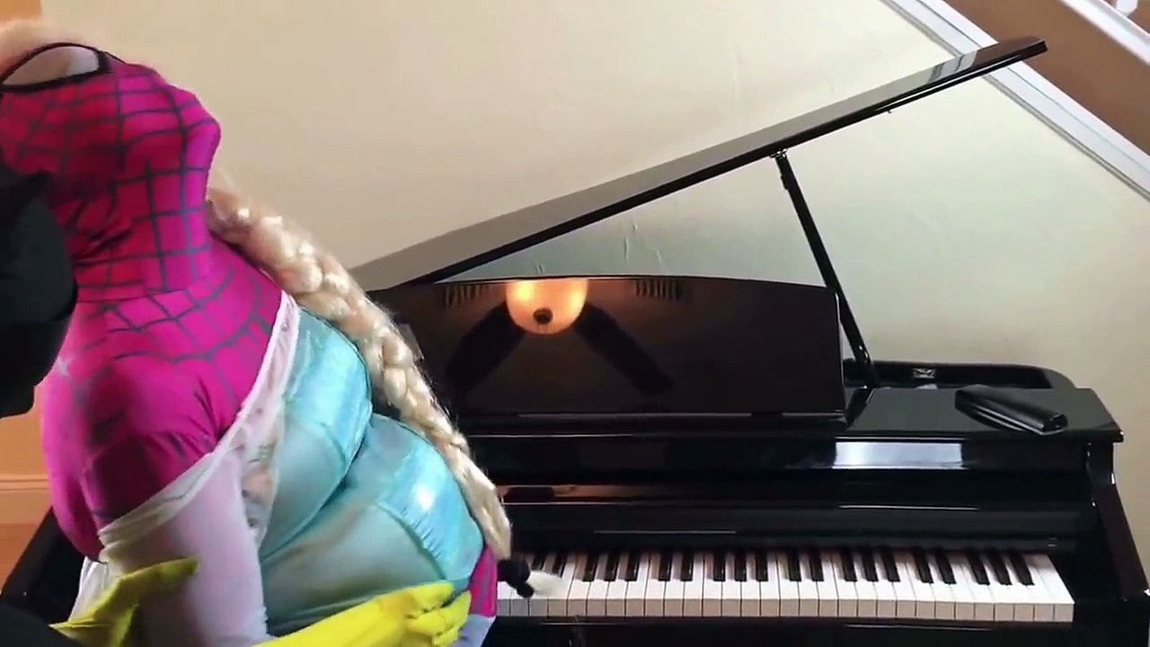 Pregnant Pink Spidergirl Has Baby Frozen Elsa Evil Twin Superhero Animation