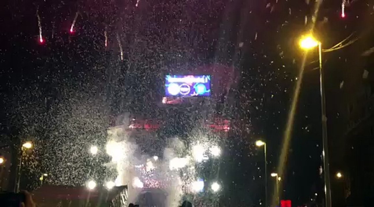 Le feu d'artifice du Nouvel an à Bruxelles (1/2)