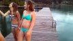 Girls Jumped Into Freezing Water - Amazing Video 2017