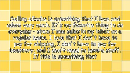 Be Your Own Boss By Selling eBooks Online