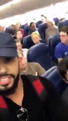 A Muslim Made the Video During Flight in USA While He throwing Out