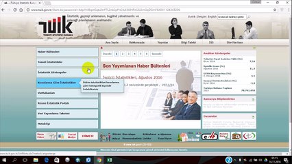 Tüik'den Nüfus Verisi İndirme