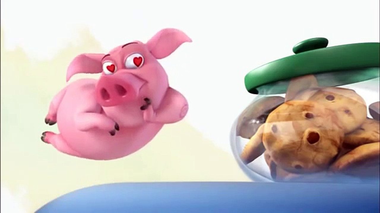 Pig and cookies